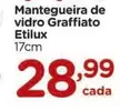 Oferta de Etilux - Mantegueira De Vidro Graffiato por R$28,99 em Carrefour