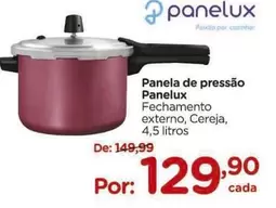 Oferta de Panelux - Panela De Pressão por R$129,9 em Carrefour