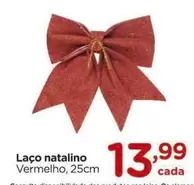 Oferta de Laço Natalino por R$13,99 em Carrefour