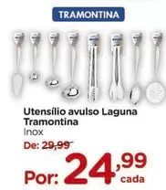 Oferta de Tramontina - Utensílio Avulso Laguna por R$24,99 em Carrefour