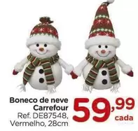 Oferta de Carrefour - Boneco De Neve por R$59,99 em Carrefour