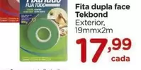 Oferta de Tekbond - Fita Dupla Face por R$17,99 em Carrefour