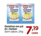 Oferta de Dr. Oetker - Gelatina Em Po por R$7,19 em Carrefour