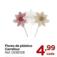 Oferta de Carrefour - Flores De Plástico por R$4,99 em Carrefour