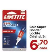 Oferta de Loctite - Cola Super Bonder por R$6,7 em Carrefour