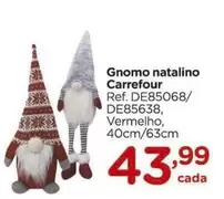 Oferta de Carrefour - Gnomo Natalino por R$43,99 em Carrefour