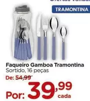 Oferta de Tramontina - Faqueiro Gamboa por R$39,99 em Carrefour