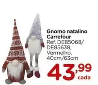 Oferta de Carrefour - Gnomo Natalino por R$43,99 em Carrefour