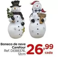 Oferta de Carrefour - Boneco De Neve por R$26,99 em Carrefour