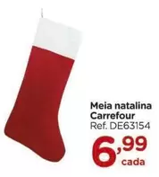 Oferta de Carrefour -  Meia natalina por R$6,99 em Carrefour