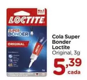 Oferta de Loctite - Cola Super Bonder por R$5,39 em Carrefour