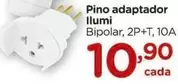 Oferta de Ilumi - Pino Adaptador Llumi por R$10,9 em Carrefour