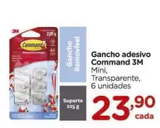 Oferta de 3M - Gancho Adesivo por R$23,9 em Carrefour