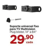 Oferta de Universal - Suporte  Fixo Para Tv Multivision por R$29,9 em Carrefour