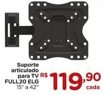 Oferta de R$ - Suporte Articulado Para Tv Full20 Elg por R$119,9 em Carrefour