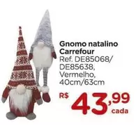 Oferta de Carrefour - Gnomo Natalino por R$43,99 em Carrefour