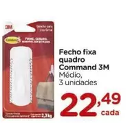 Oferta de 3M - Fecho Fixa Command por R$22,49 em Carrefour