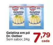 Oferta de Dr. Oetker - Gelatina Em Po por R$7,79 em Carrefour