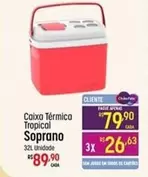 Oferta de Tropical - Caixa Térmica por R$89,9 em Super Muffato