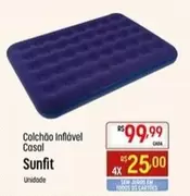 Oferta de Sunfit - Colchão Inflavel por R$99,99 em Super Muffato