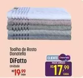 Oferta de De   - Toalha De Rosto por R$19,99 em Super Muffato