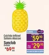 Oferta de Casa - Colchão Inflavel Solteiro Abacaxi por R$59,9 em Super Muffato