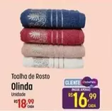 Oferta de De   - Toalha De Rosto por R$18,99 em Super Muffato