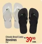 Oferta de Brasil - Chinelo Brasil Cores por R$39,9 em Super Muffato