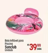 Oferta de Sunclub - Boia Inflavel Para Piscina por R$39,99 em Super Muffato