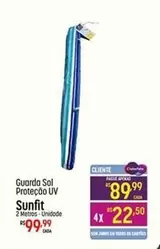 Oferta de Sunfit - guarda sol protecão UV por R$99,99 em Super Muffato