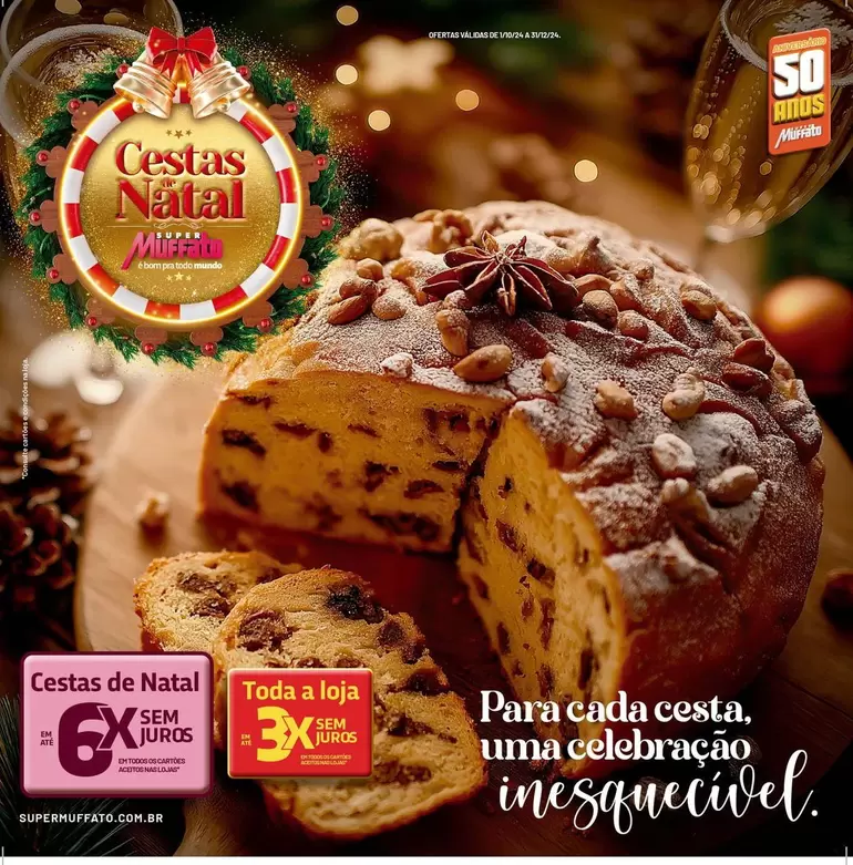 Oferta de Natal - Cesta De em Super Muffato