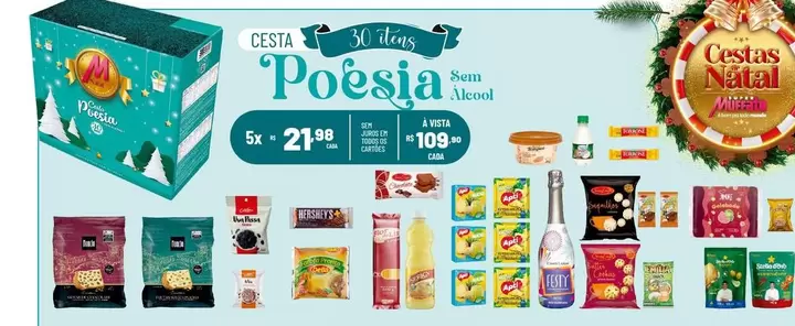 Oferta de Serigy - Cesta Poésia por R$21,98 em Super Muffato