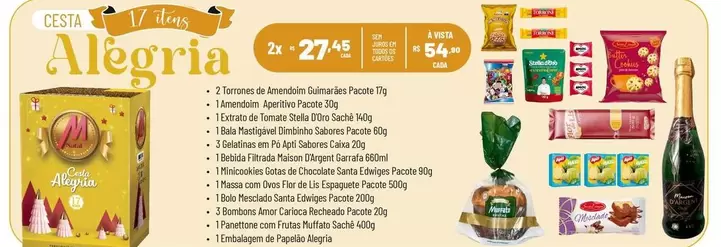 Oferta de Cesta V Lang Alegria em Super Muffato