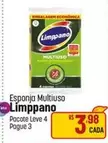 Oferta de Limppano - Esponja Multiuso por R$3,98 em Super Muffato