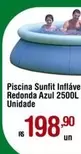 Oferta de Sunfit - Piscina Sunfit Inflave Redonda Azul 2500l por R$198,9 em Max Atacadista