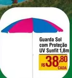 Oferta de Sunfit - Guarda Sol Com Proteção Uv por R$38,8 em Max Atacadista