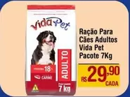 Oferta de Vida - Ração Para Cães Adultos Pet por R$29,9 em Max Atacadista