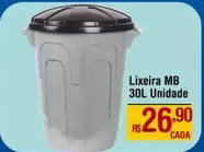 Oferta de MB - Lixeira por R$26,9 em Max Atacadista