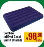 Oferta de Sunfit - Colchão Inflavel por R$98,8 em Max Atacadista