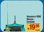 Oferta de Noviça - Vassoura 1000 por R$19,98 em Max Atacadista