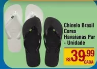 Oferta de Brasil - Chinelo Brasil Cores por R$39,99 em Max Atacadista