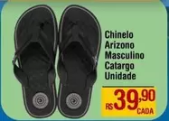 Oferta de Arizono - Chinelo Masculino Catargo por R$39,9 em Max Atacadista