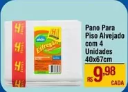 Oferta de Alklin - Pano Para Piso por R$9,98 em Max Atacadista