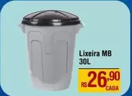 Oferta de MB - Lixeira por R$26,9 em Max Atacadista