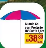 Oferta de Sunfit - Guarda Sol Com Proteção Uv por R$38,8 em Max Atacadista