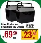 Oferta de Mor - Caixa Térmica por R$69,9 em Max Atacadista