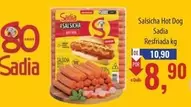 Oferta de Sadia - Salsicha Hot Dog por R$8,9 em Supermercados BH