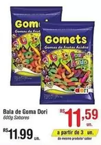 Oferta de Dori - Bala De Goma por R$11,59 em Fort Atacadista