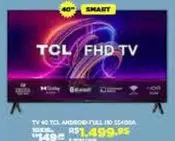 Oferta de Smart - Tv 90 Tcl Ancroqol Tui por R$1399,95 em DB Supermercados