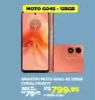 Oferta de Góes - Moto G04s-128go por R$799,95 em DB Supermercados